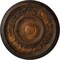 Ekena Millwork Tyrone Ceiling Medallion (Fits Canopies up to 6 3/4"), Hand-Painted Rust, 16 1/8"OD x 3/4"P CM16TYRUS - alternate 1
